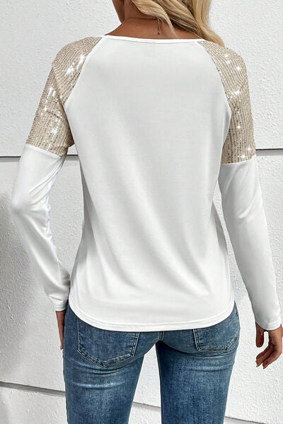 All That Glitters Sequin Tee