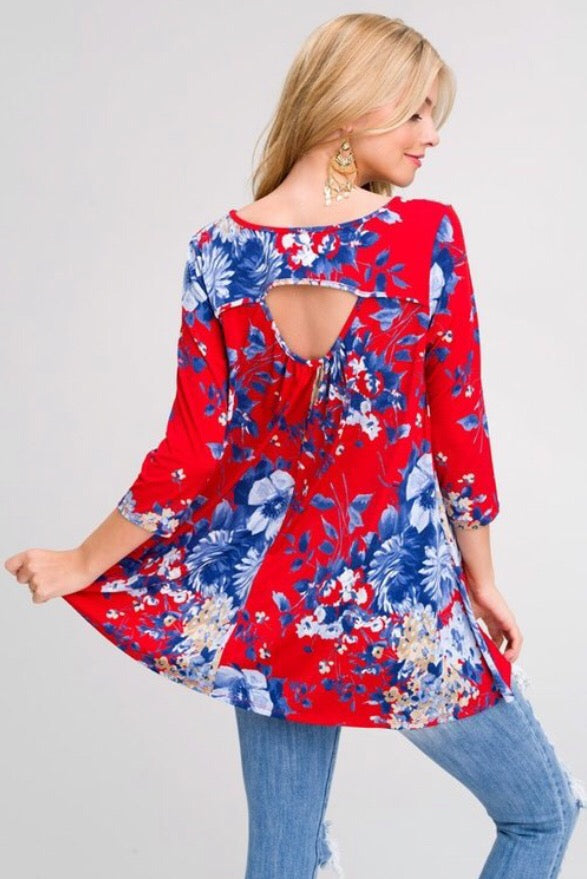 Liza Swing Top  - The Peach Mimosa 