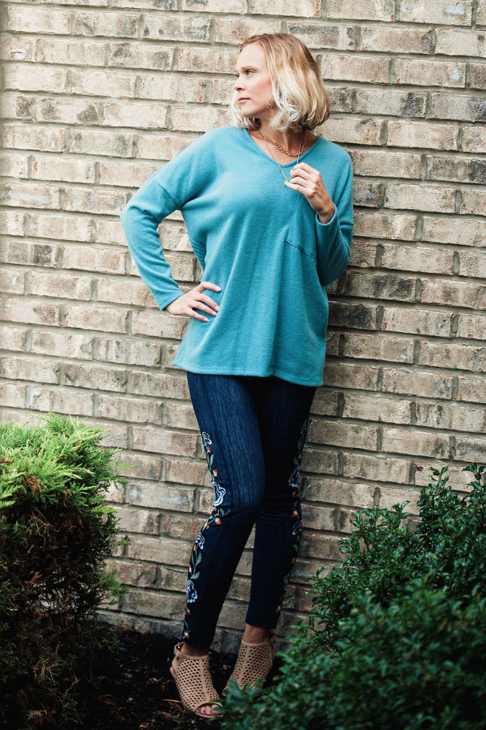 Sophie Knit Top  - The Peach Mimosa 