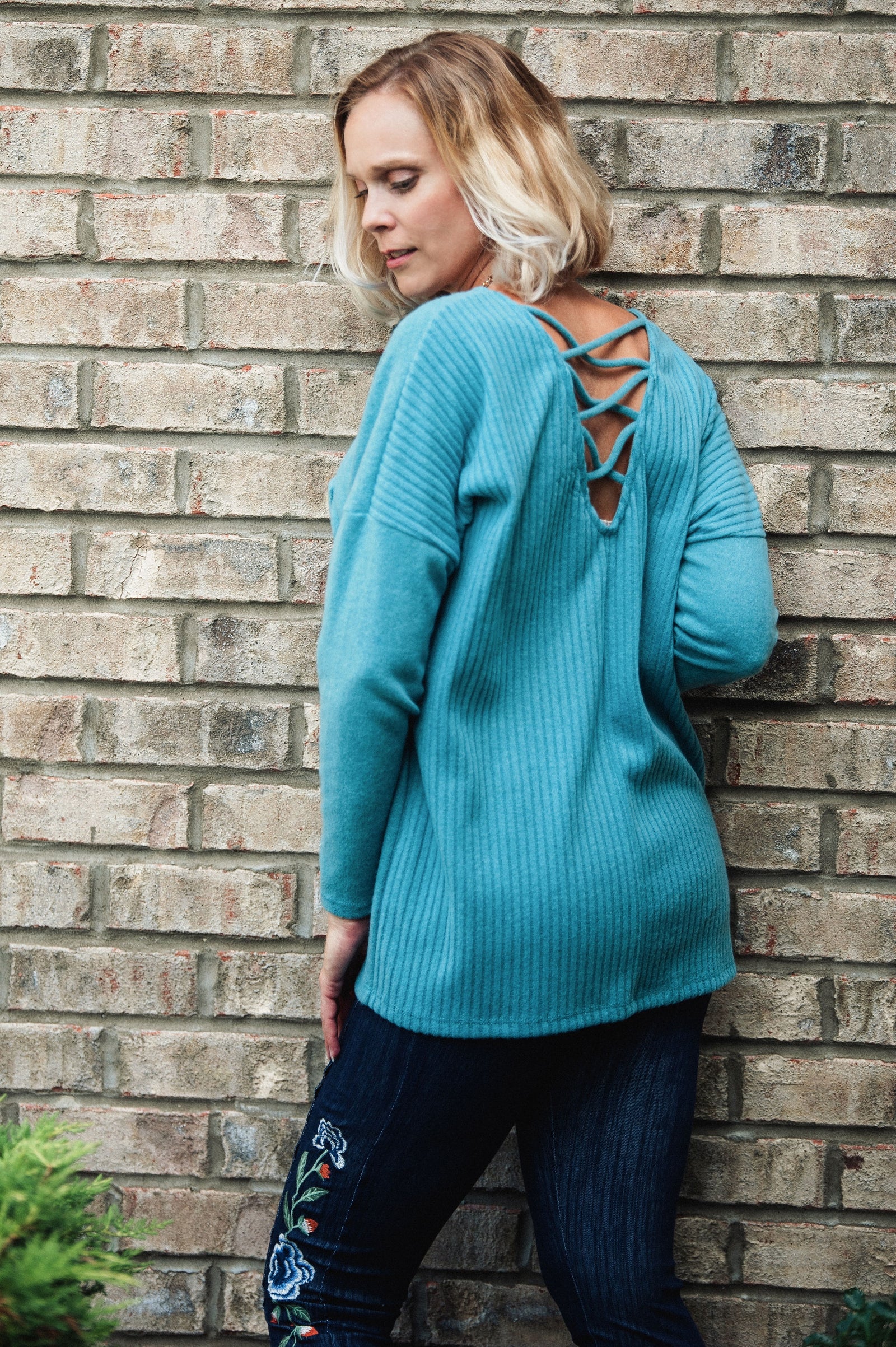 Sophie Knit Top  - The Peach Mimosa 