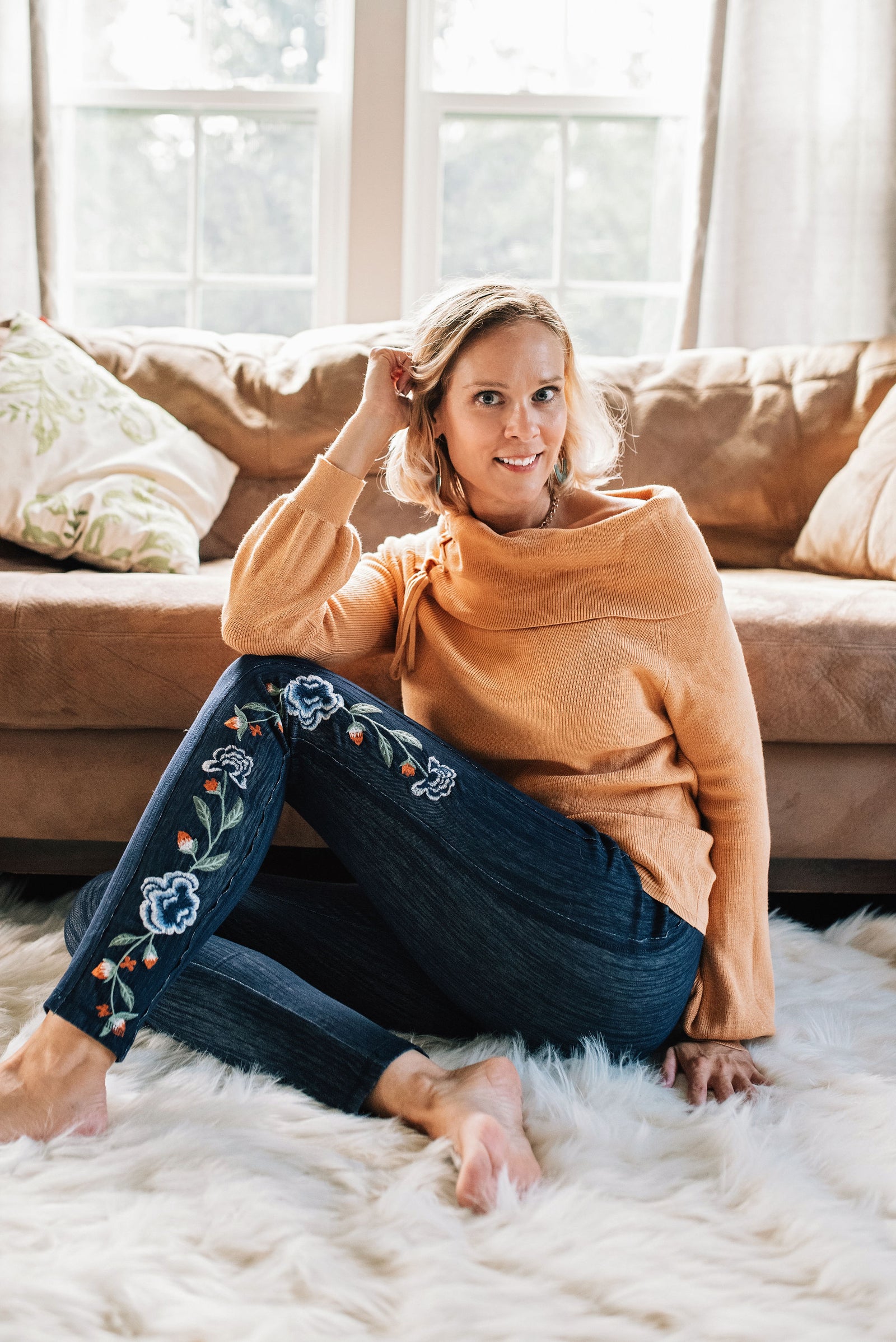 Pumpkin Spice Daydreams Sweater  - The Peach Mimosa 