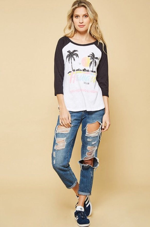 Hawaii Dream Tee  - The Peach Mimosa 