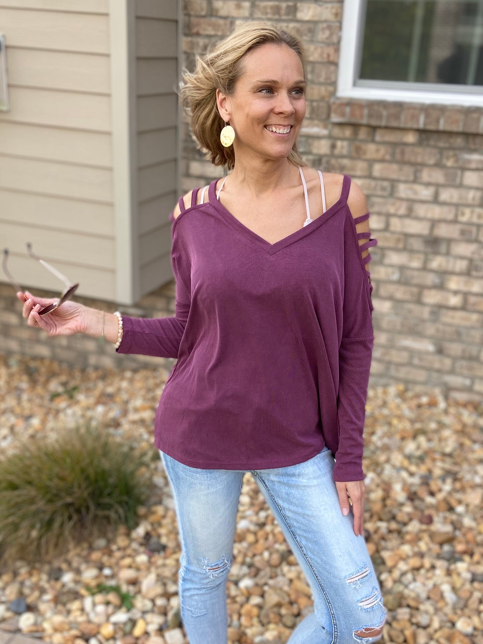 This Romance Strap Top