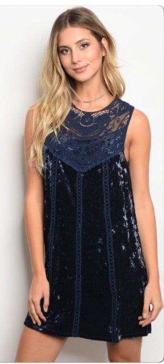 Last Night's Dream Velvet Dress  - The Peach Mimosa 