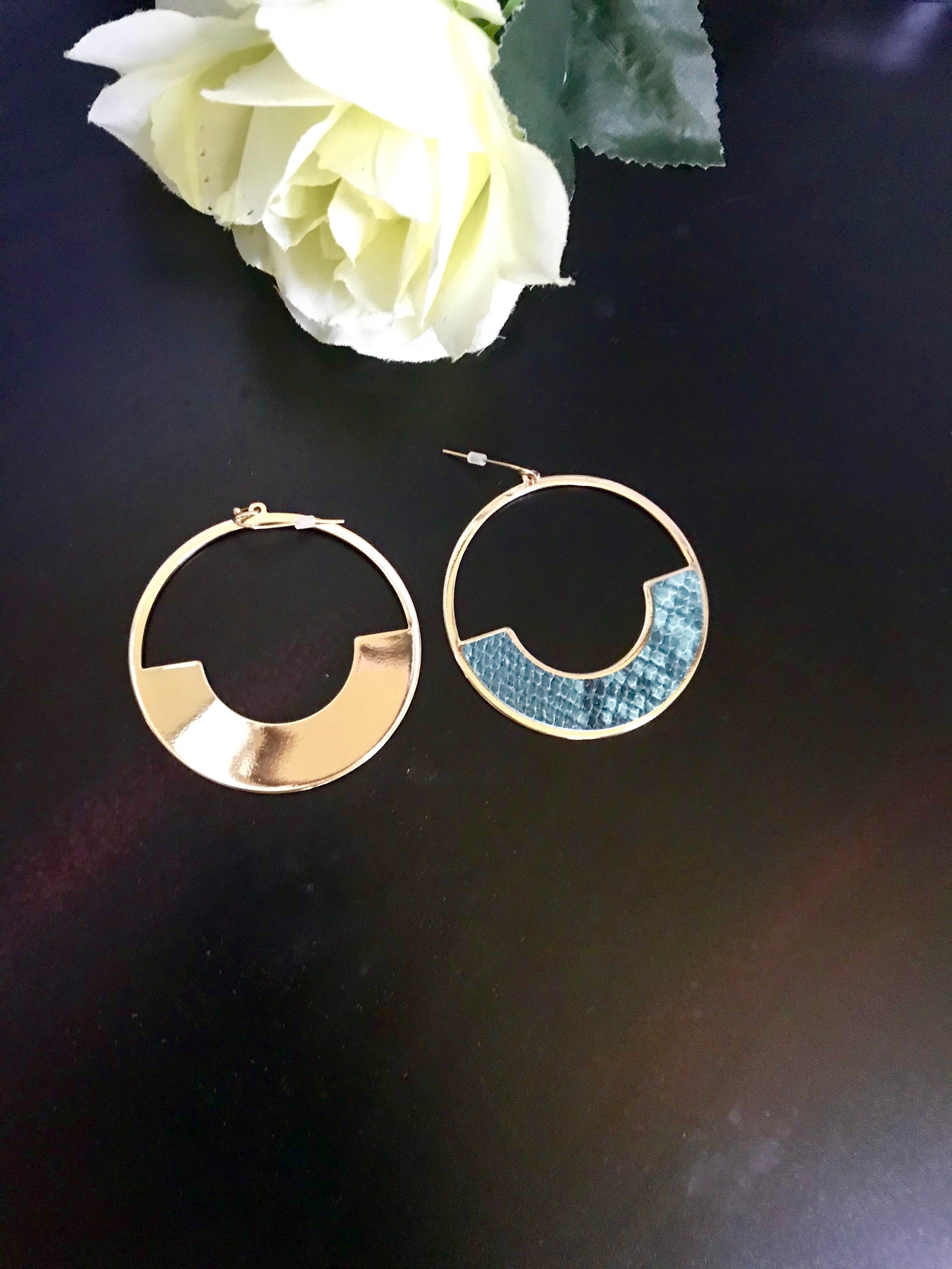 Urban Jungle earrings  - The Peach Mimosa 