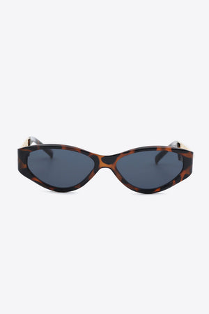High Profile Chain Detail Cat Eye Sunglasses