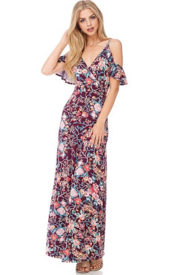 Louisa Maxi  - The Peach Mimosa 