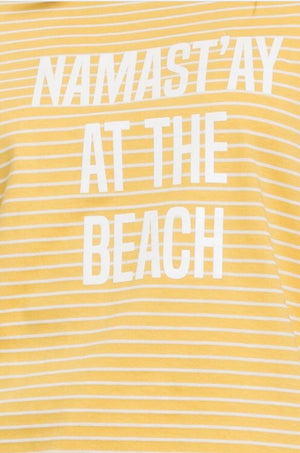 Namastay at the Beach Tee  - The Peach Mimosa 