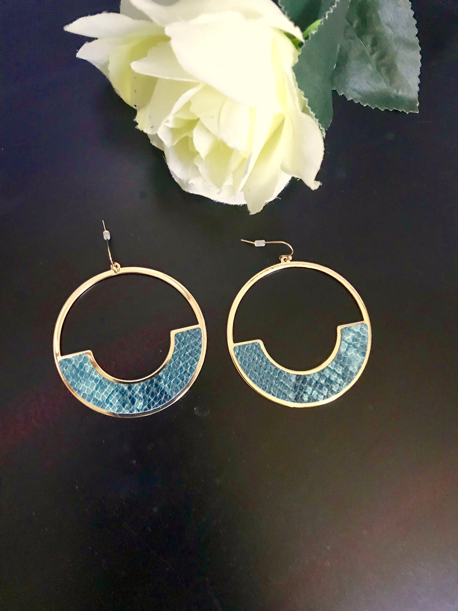 Urban Jungle earrings  - The Peach Mimosa 