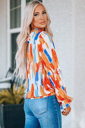Sunset Chaser Paint Print Top