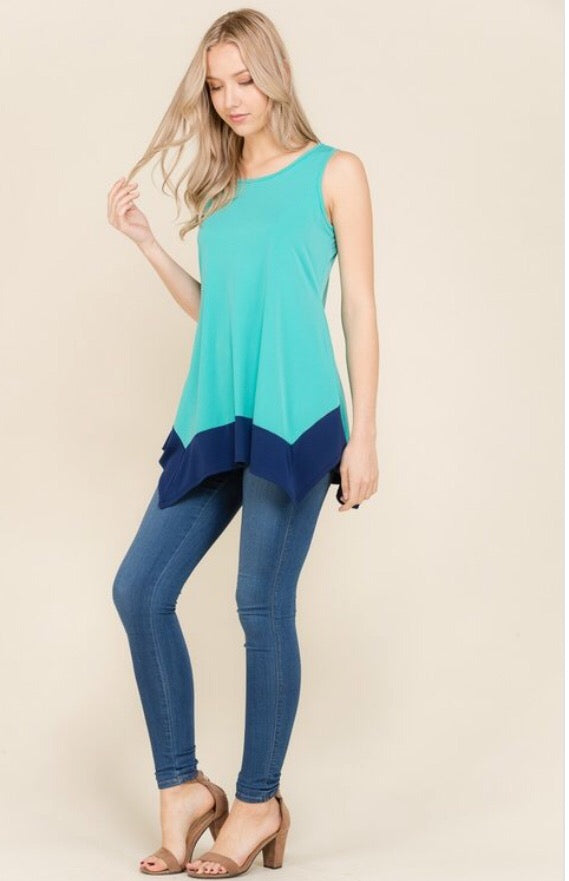 Caribbean Tunic  - The Peach Mimosa 