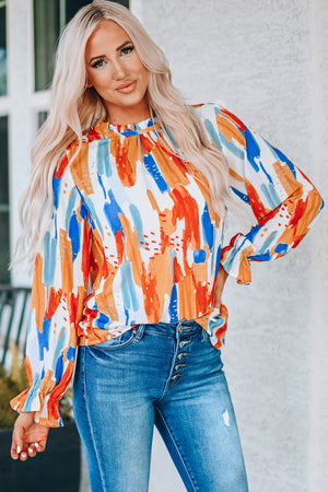 Sunset Chaser Paint Print Top