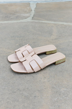 Walk It Out Slide Sandals-Nude