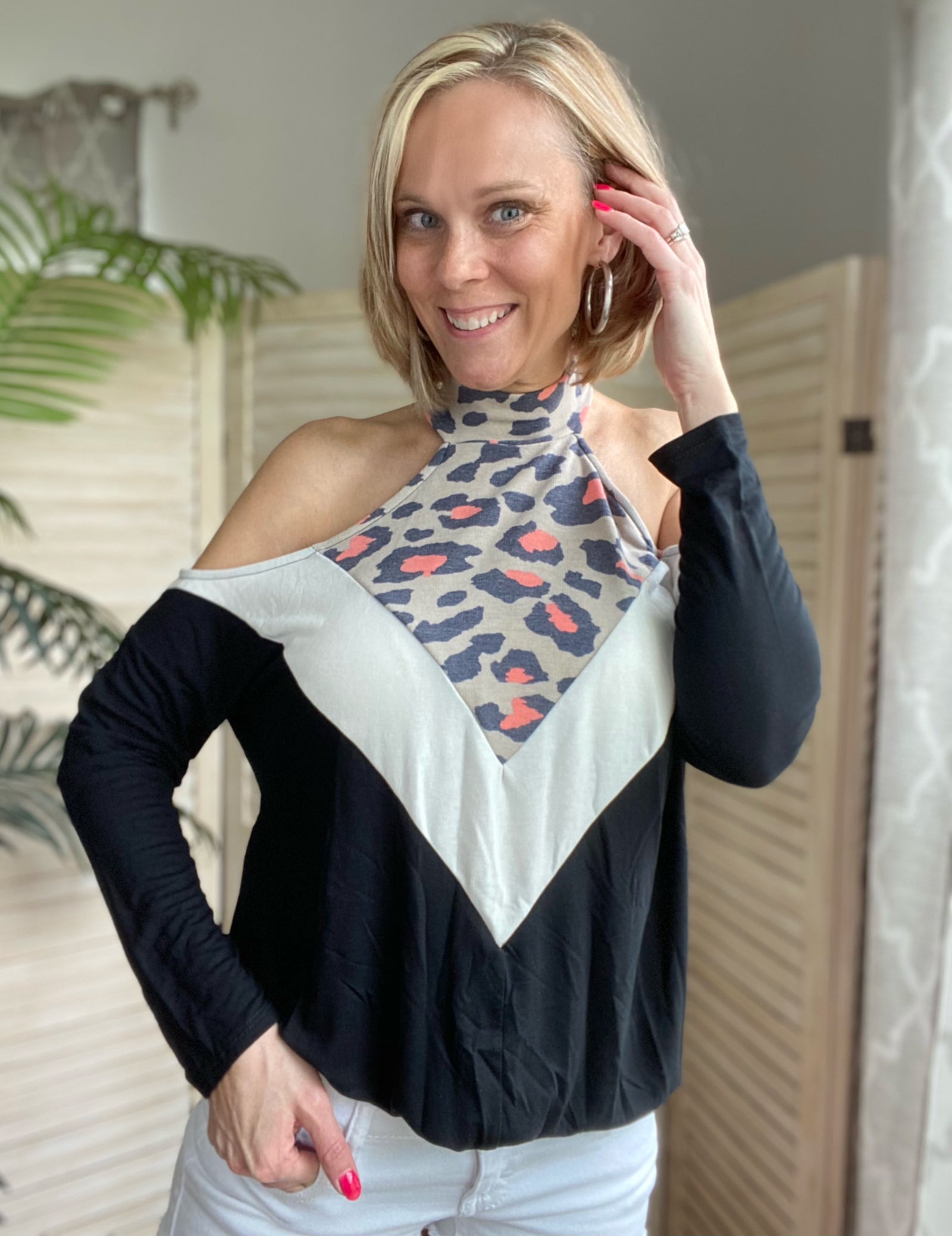 Running Wild Colorblock Top