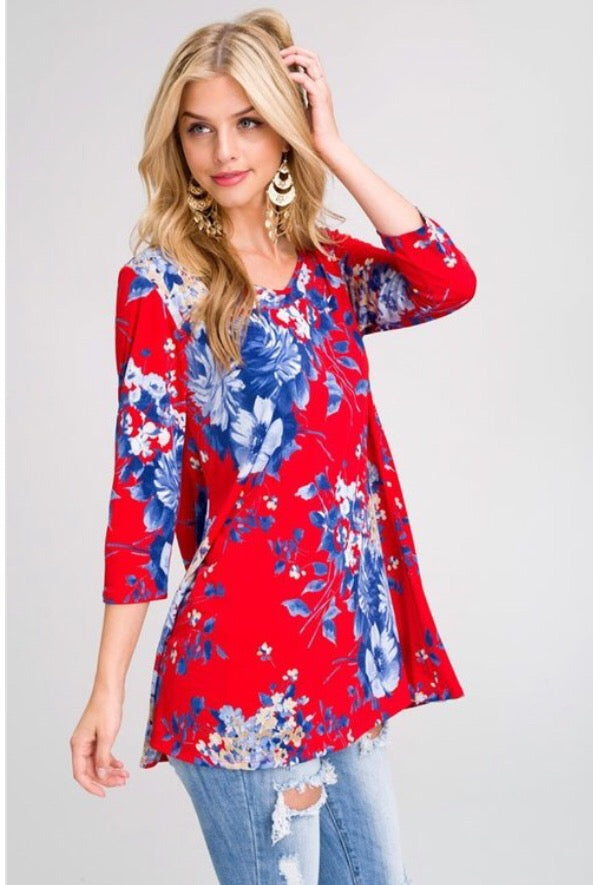 Liza Swing Top  - The Peach Mimosa 