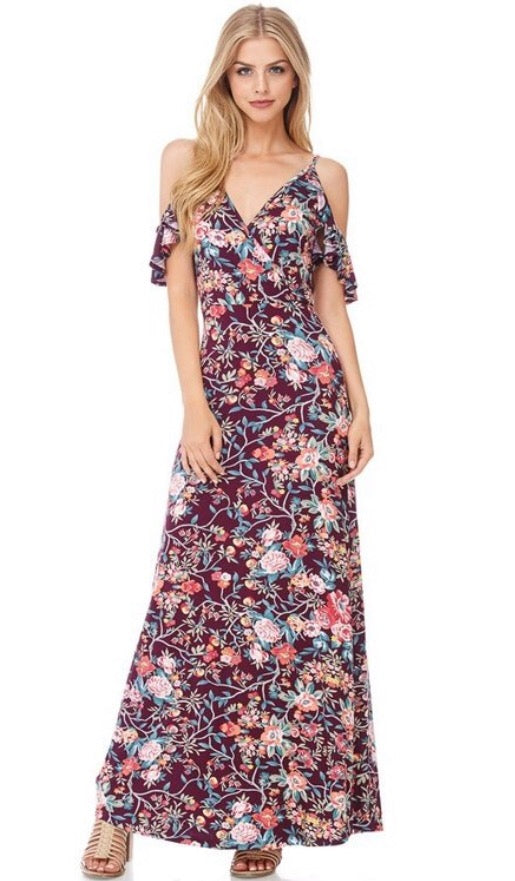 Louisa Maxi  - The Peach Mimosa 