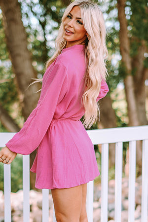 The Sweetest Reason Button Down Belted Dress