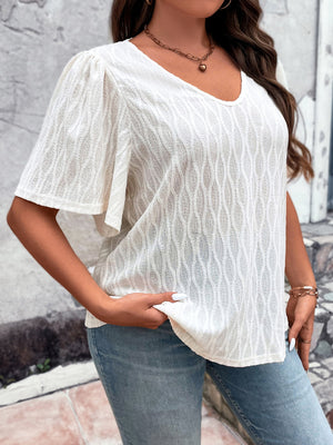 All The Ways Flutter Sleeve Top