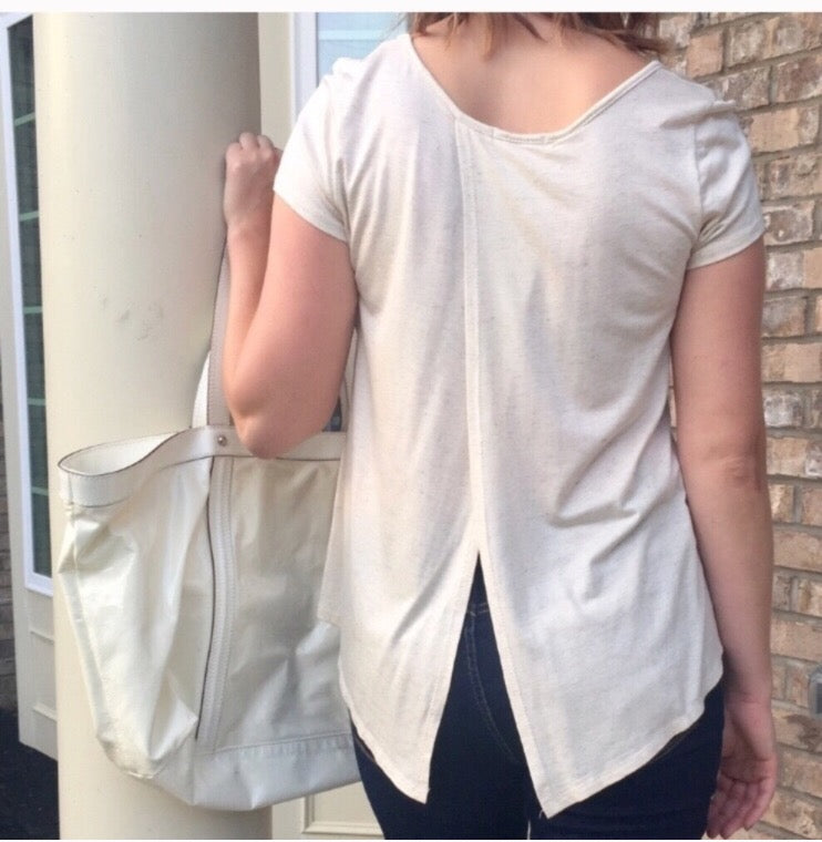 Lazy Sunday tee  - The Peach Mimosa 