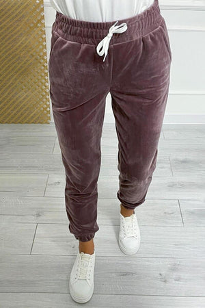 Movie Night Wide Waistband Cropped Joggers