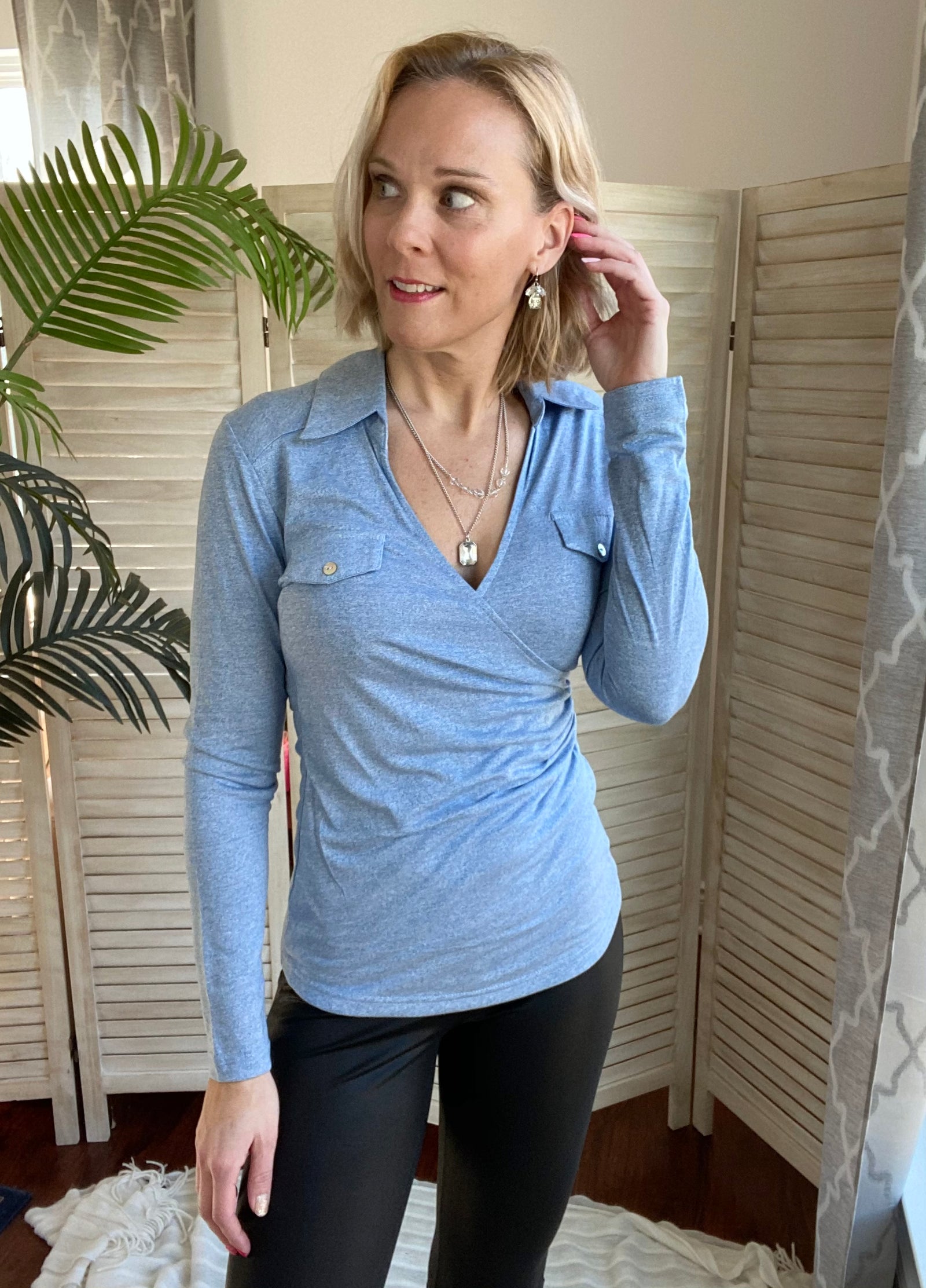 Must Be Love Wrap Top