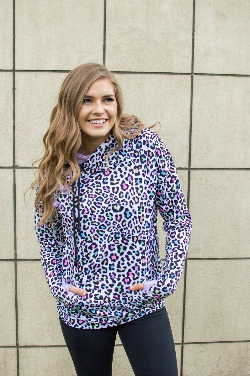 Vintage Leopard Hoodie-Mommy & Me