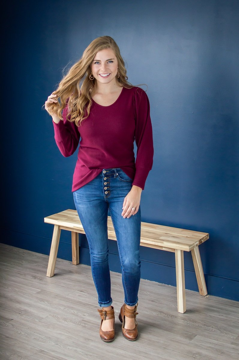 Date Night Top | Wine