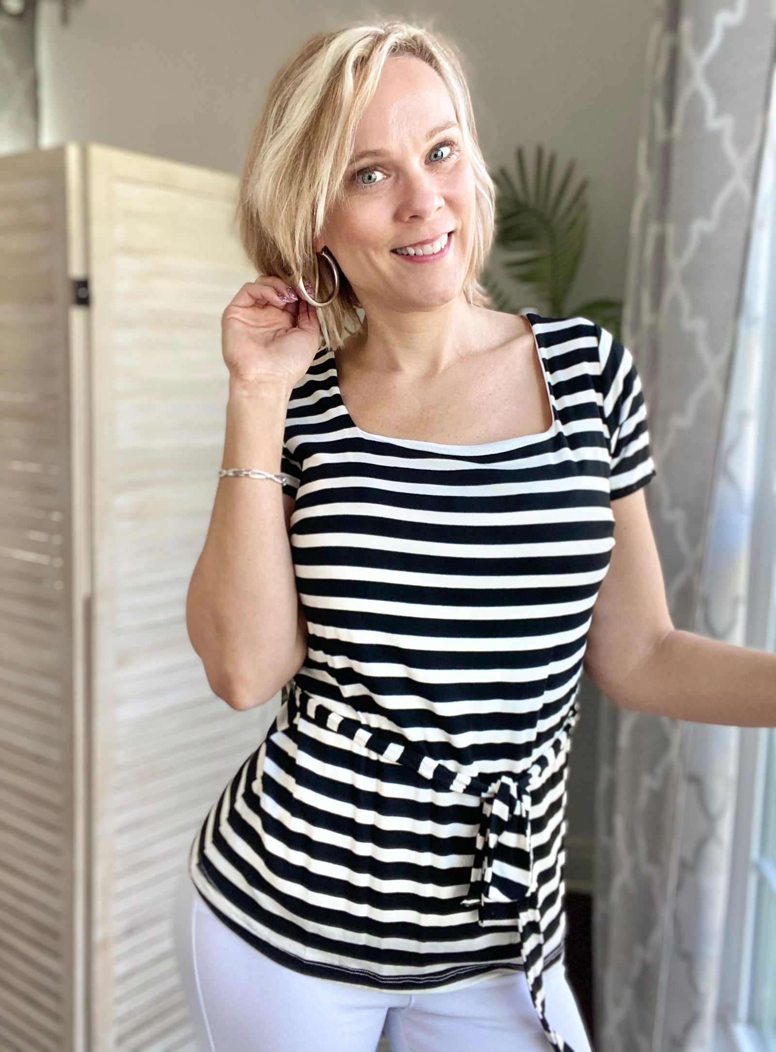Subtle Hint Striped Top