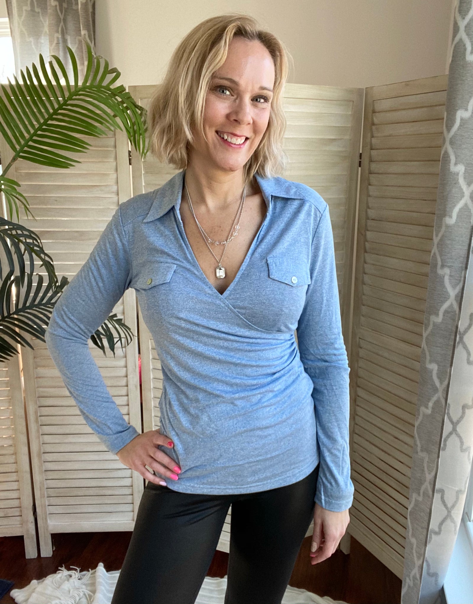 Must Be Love Wrap Top