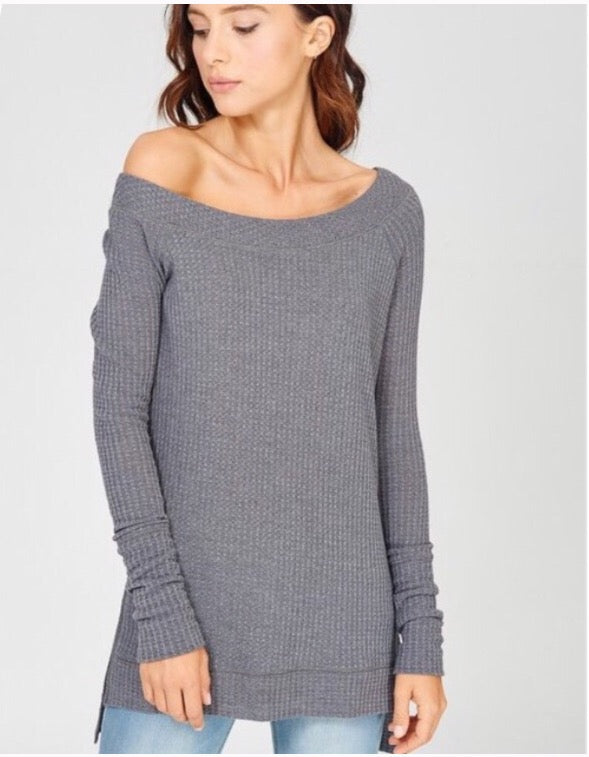 Everlasting Off Shoulder Top  - The Peach Mimosa 