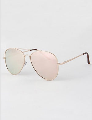 Sun Bunny Pink Aviator Sunglasses