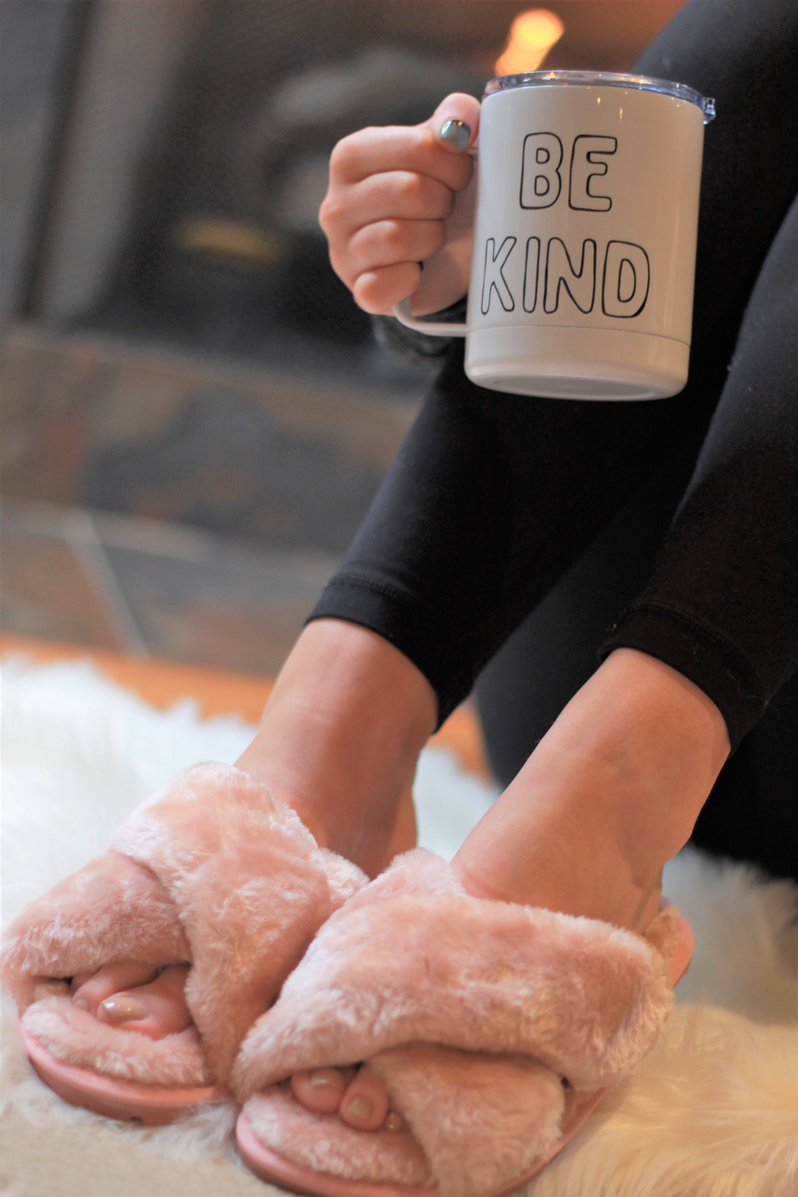 Ultra Fuzzy Solid Color House Shoes