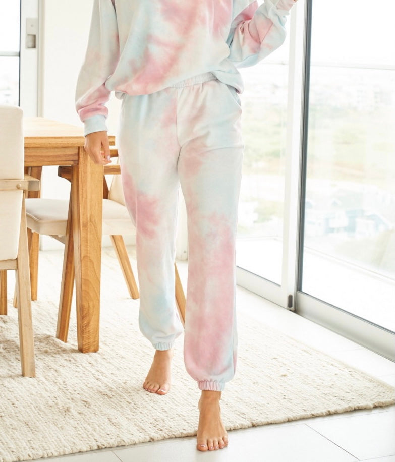 Let's Sleep In Tie Dye Joggers