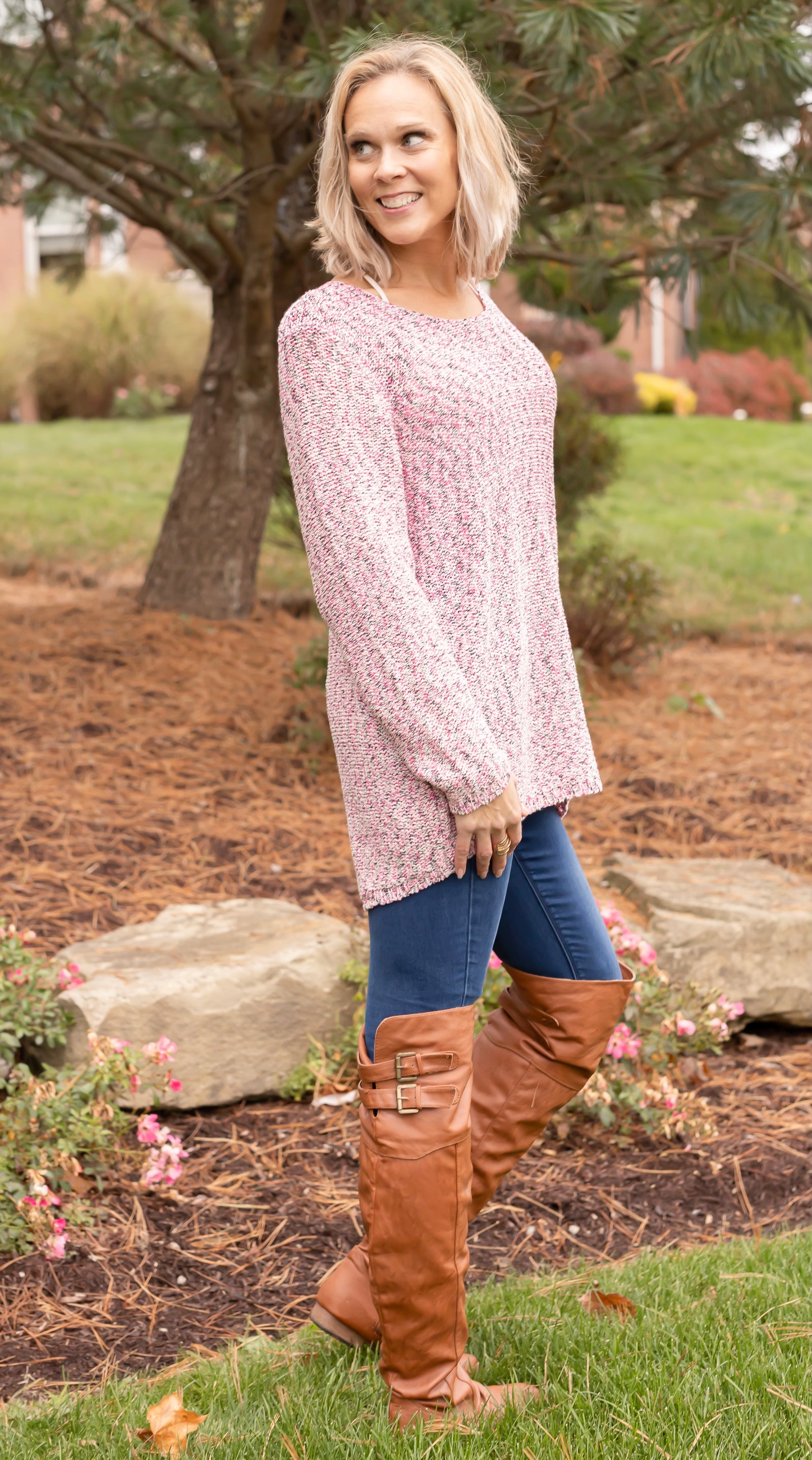 Blushing Autumn Sweater