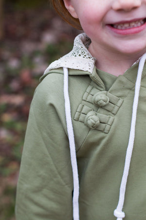 Sage and Lace Hoodie Now Available in Kids!