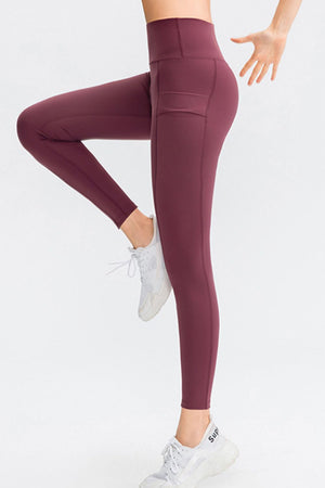 Out Of Here Wide Waistband Sports Pants with Pocket