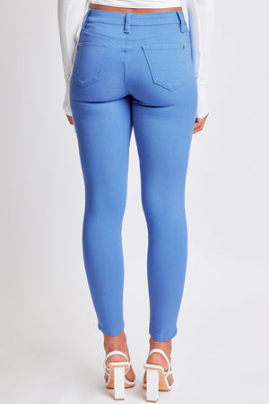Bianca Hyperstretch Mid-Rise Skinny Pants-blue