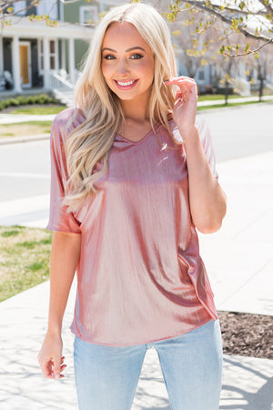 Only Desire Shimmer Top