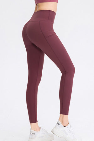 Out Of Here Wide Waistband Sports Pants with Pocket
