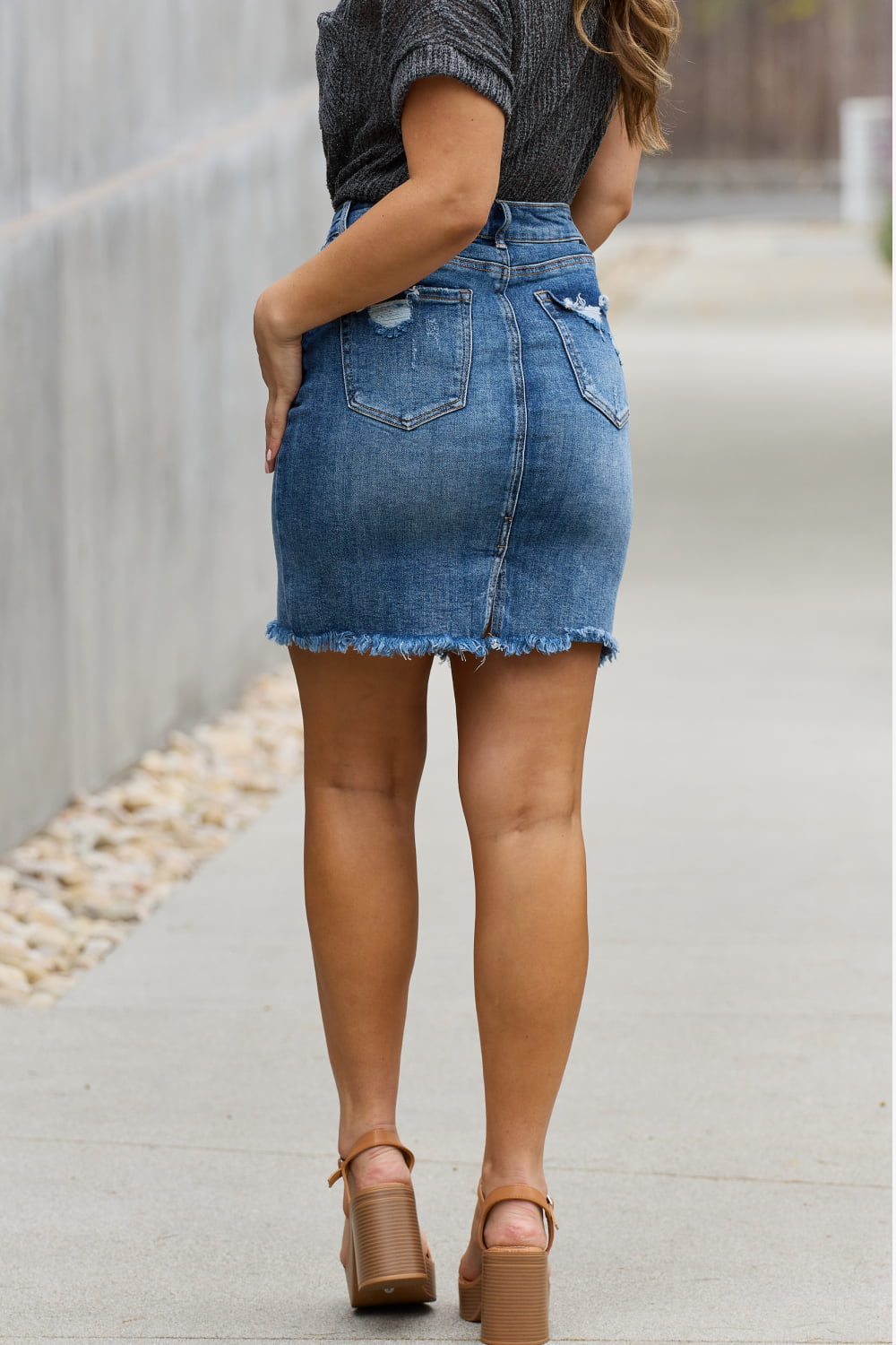 Amelia Denim Mini Skirt