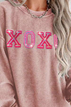 XOXO Block Graphic Sweatshirt