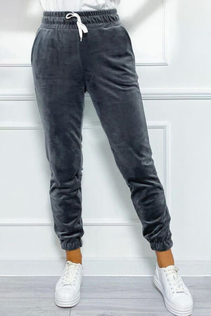 Movie Night Wide Waistband Cropped Joggers