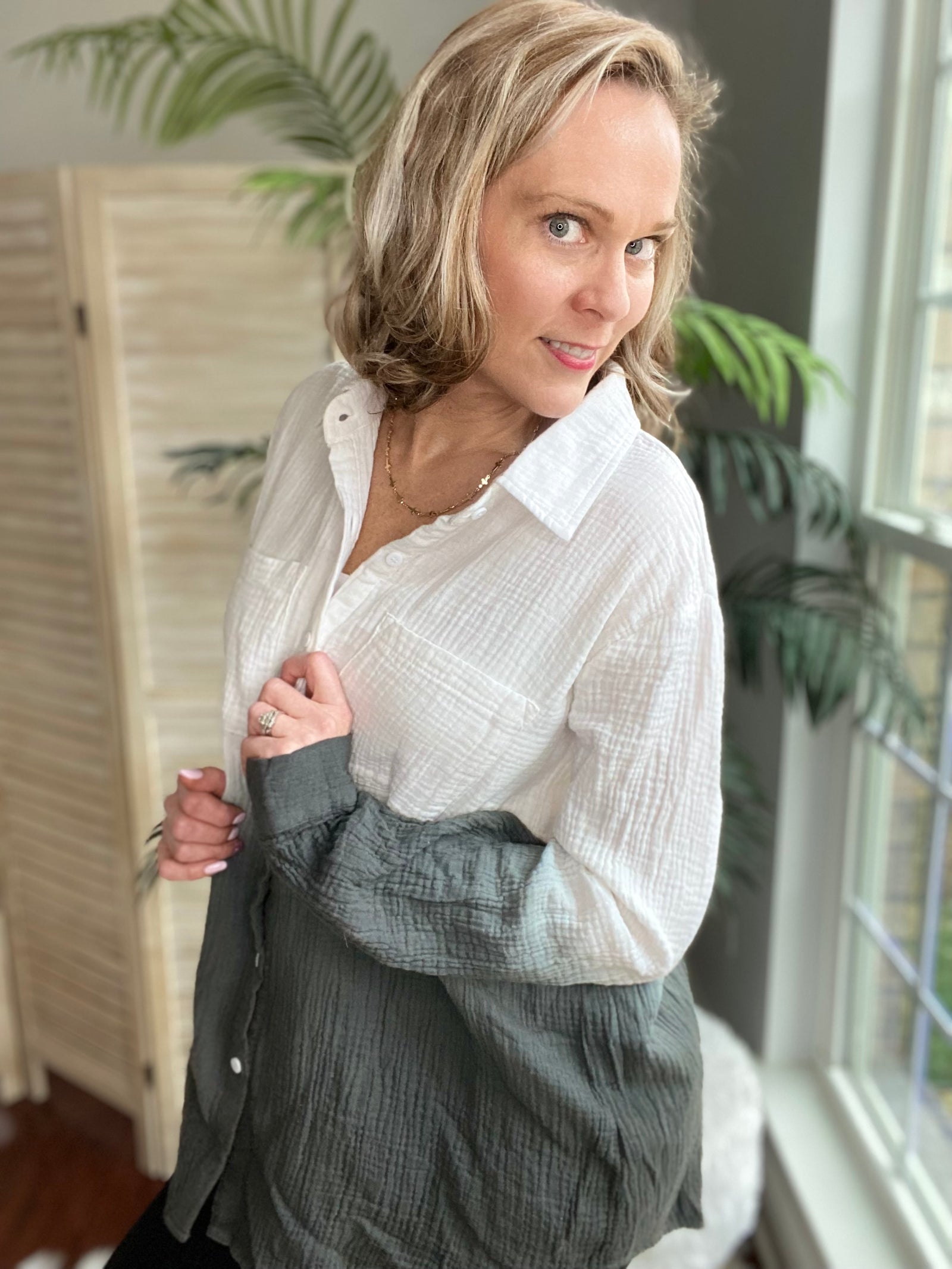 Edge of Town Gauze Top