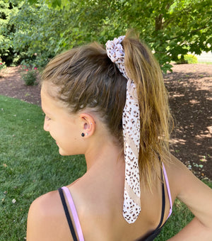 Tied to Love Hair Tie-dusty pink