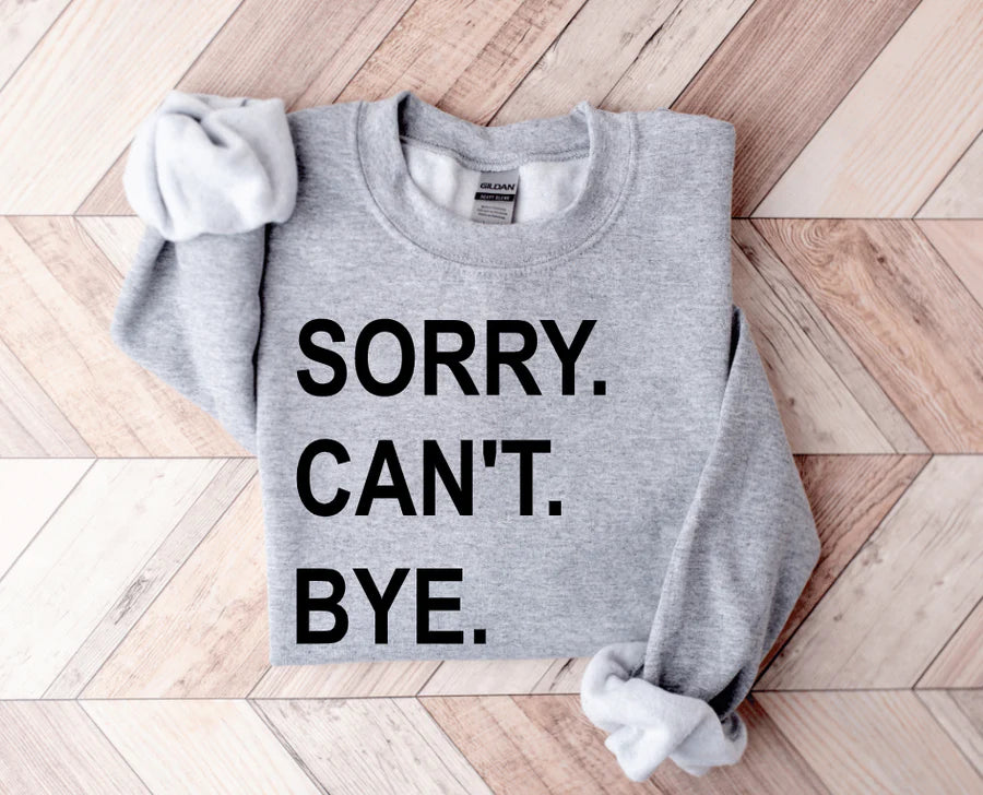 Sorry. Cant. Puff ink Top