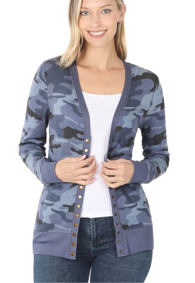 Sundown Awaits Snap Cardigan