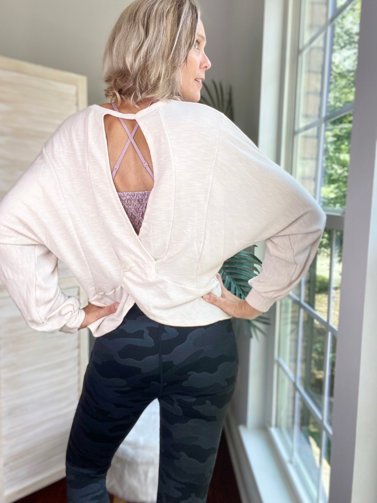 Lively Spirit Open Back Top