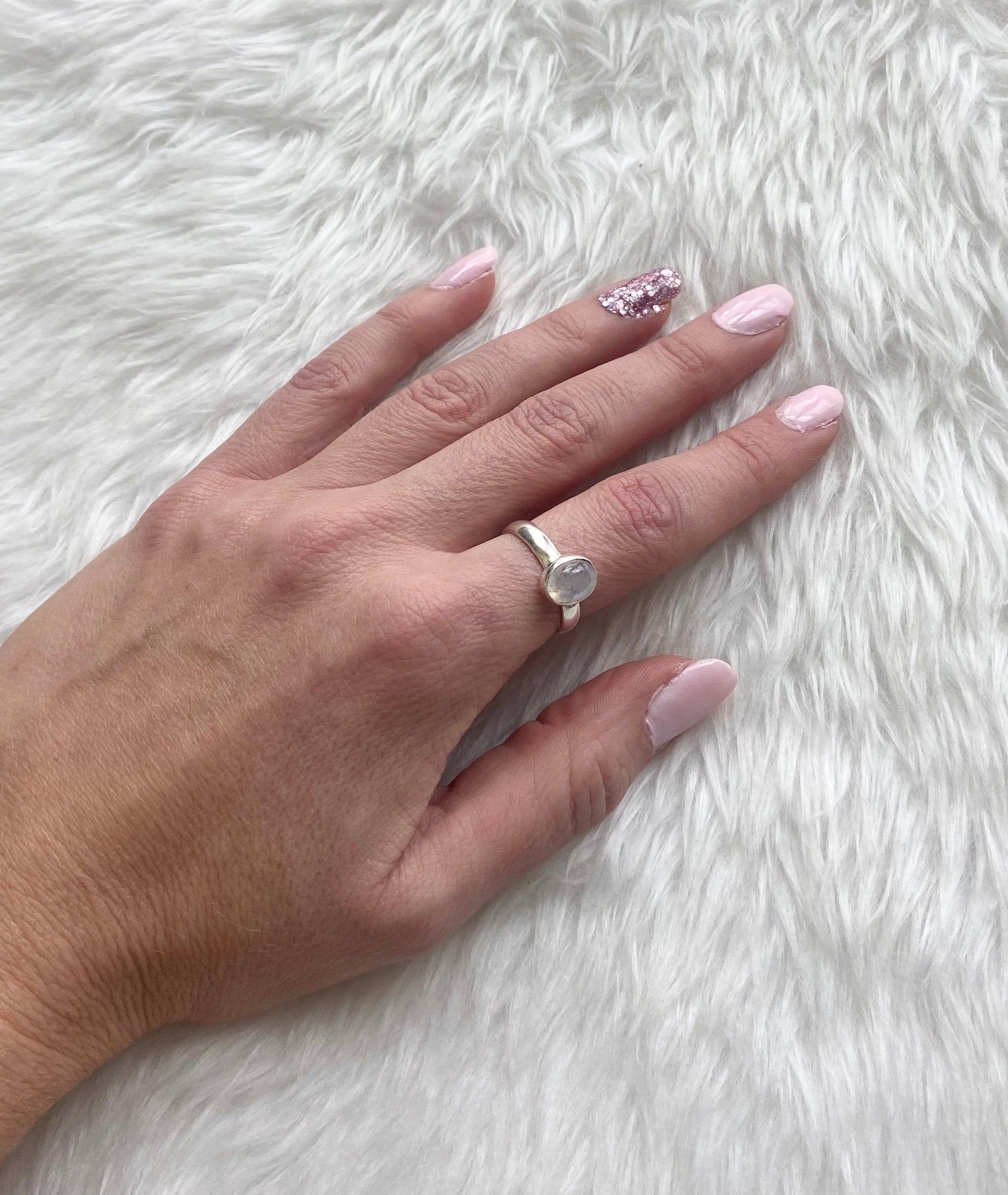 Glimmering Aurora Ring