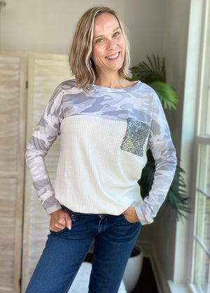 Small Town Wonder Colorblock Top