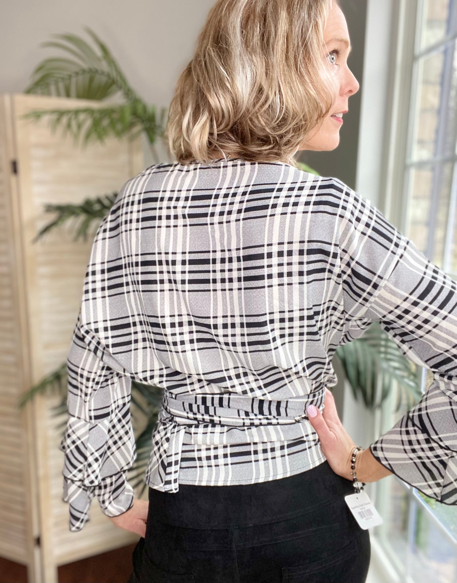 Predictable Week Wrap Top